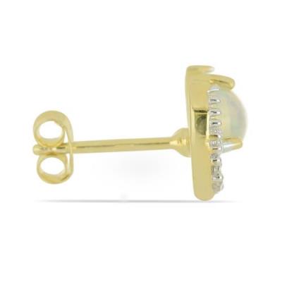 STERLING SILVER NATURAL ETHIOPIAN OPAL GEMSTONE MOON EARRINGS – WHOLESALE JEWELRY MANUFACTURER | JEWELPIN